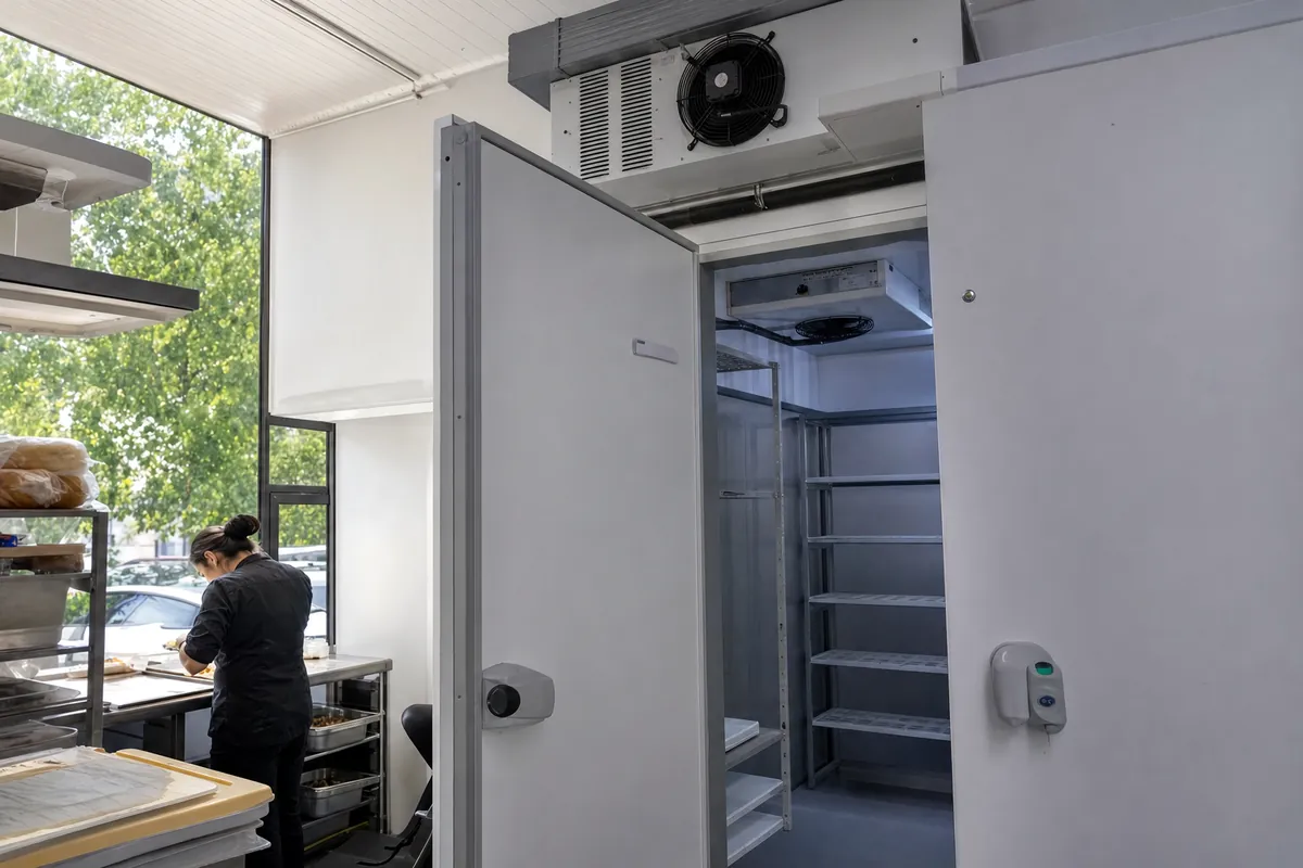 traiteur avec groupe monobloc posé au plafond